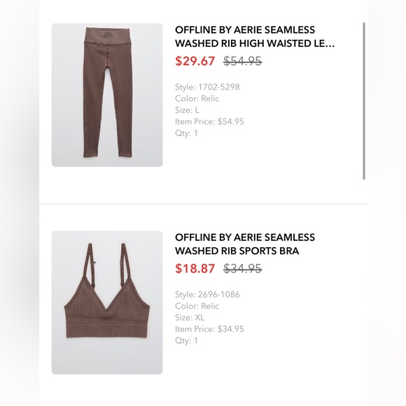 aerie Other - Aerie workout set